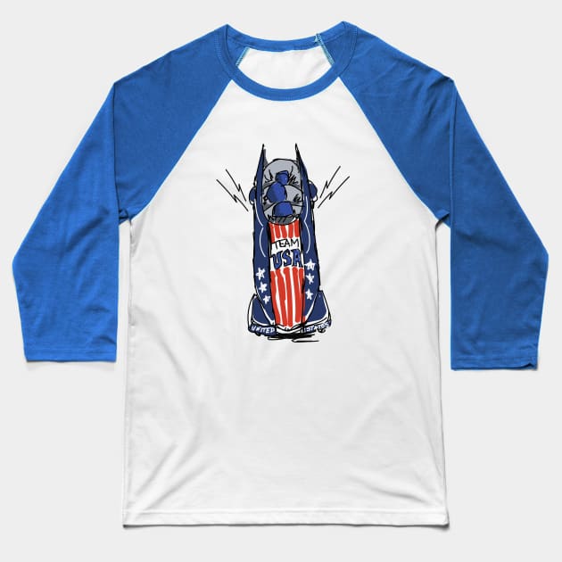 Team USA Baseball T-Shirt by MAS Design Co